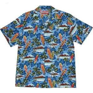 🏄🏼RJC Men’s Surfing Diamond Head Hawaiian Aloha Shirt | 2X